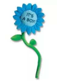 Fabric Flower - It's a Boy